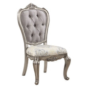 Ariadne - Side Chair (Set of 2) - Velvet & Antique Platinum - R&R Furniture Gallery (Fountain Valley, CA)