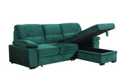 Kipling - Reversible Sleeper Sectional Sofa Chaise - R&R Furniture Gallery (Fountain Valley, CA)