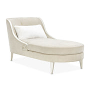 La Marisia - Chenille Chaise - Tranquil / Light Champagne - R&R Furniture Gallery (Fountain Valley, CA)