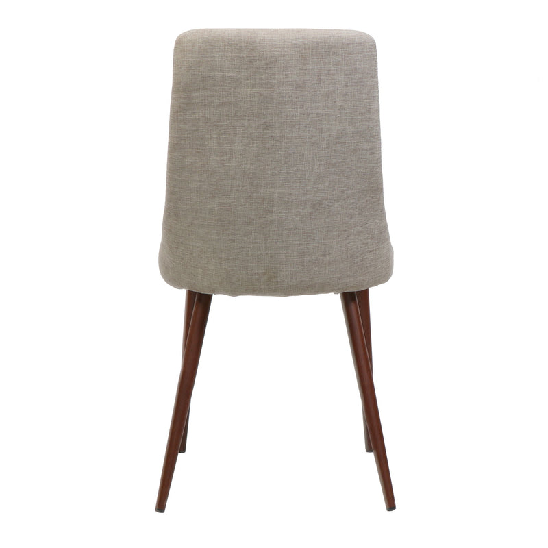 Mid Century Modern Fabric Armless Dining Chair - R&R Furniture Gallery (Fountain Valley, CA)