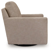 Freybourne Next-Gen Nuvella - Swivel Accent Chair - R&R Furniture Gallery (Fountain Valley, CA)