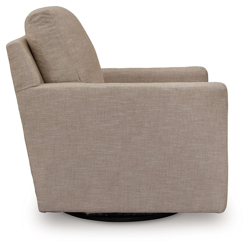 Freybourne Next-Gen Nuvella - Swivel Accent Chair - R&R Furniture Gallery (Fountain Valley, CA)