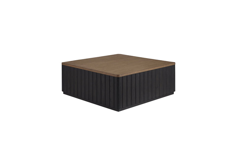 Channel - Cocktail Table With Casters - Black - R&R Furniture Gallery (Fountain Valley, CA)