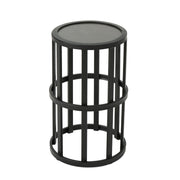 Outdoor Powder Coated Side Table - Gray - R&R Furniture Gallery (Fountain Valley, CA)