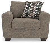 Triston-Peaks - Chair And A Half - Suede - R&R Furniture Gallery (Fountain Valley, CA)