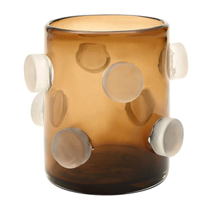 Feeling Pucky - Wide Vase/Chiller - Light Brown