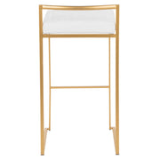 Lumi Source Fuji contemporary glam barstool with quality construction, featuring a sleek design and modern style.