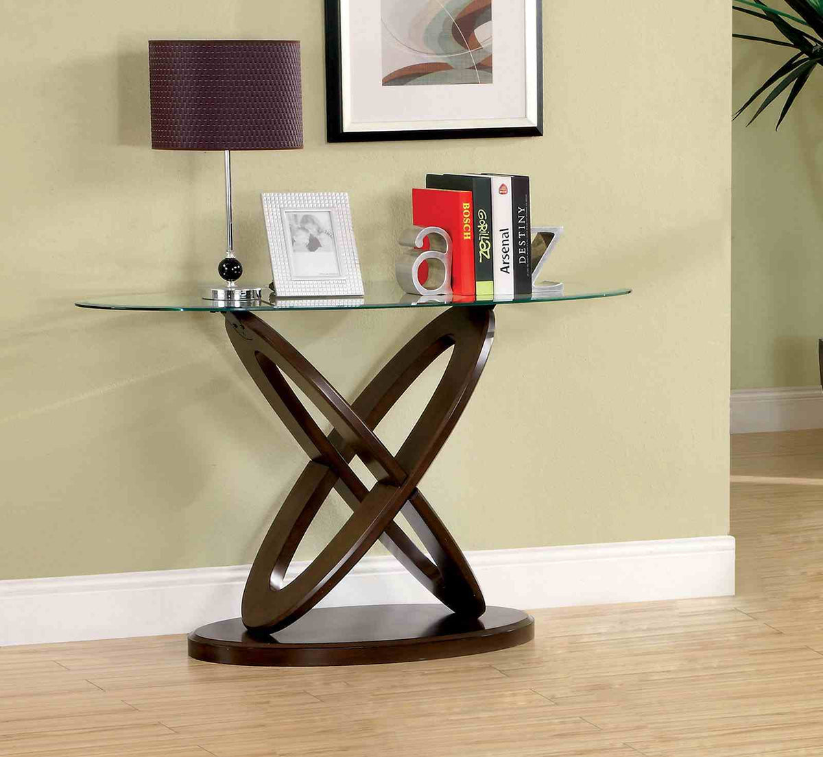 Atwood Ii - Sofa Table, Dark Walnut