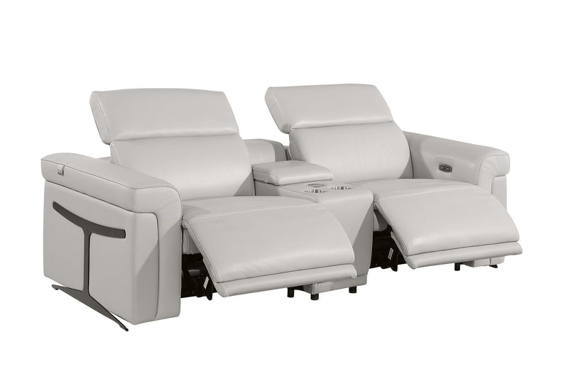 1126 - 7-Piece Modular Power Reclining Sofa, Loveseat & Chair Set In With 6 Power Recliners & Power Headrests