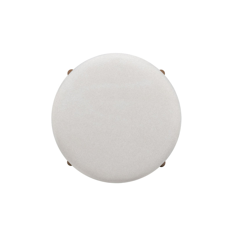 Oodle - Performance Vegan Mohair Light Walnut Stool