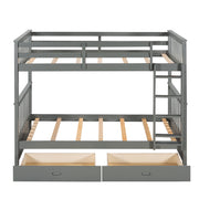 Bunk Bed With Ladders And 2 Storage Drawers - R&R Furniture Gallery (Fountain Valley, CA)