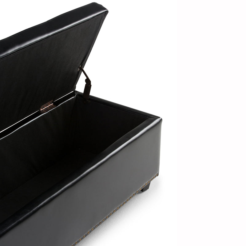 Hamilton - Upholstered Storage Ottoman - R&R Furniture Gallery (Fountain Valley, CA)