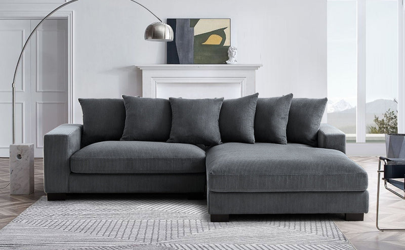 Luxe - Oversized 2 Piece Sectional Couches For Living Room, L Shaped Sofa With Chaise - R&R Furniture Gallery (Fountain Valley, CA)