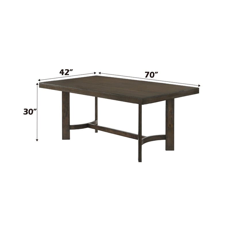 Farren - Dining Table - Weathered Oak - R&R Furniture Gallery (Fountain Valley, CA)