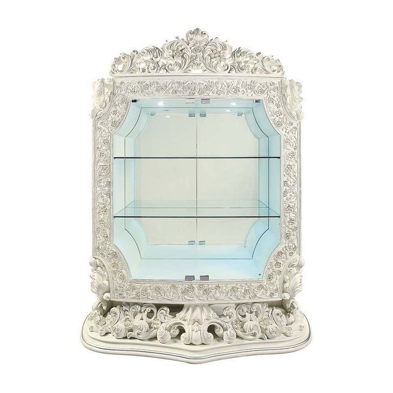 Adara - Curio - Antique White - R&R Furniture Gallery (Fountain Valley, CA)