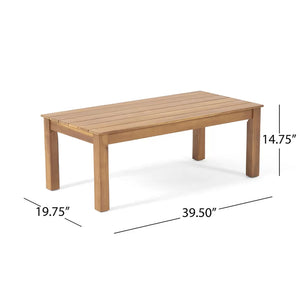Avacyn - Outdoor Acacia Wood 4 Seater Chat Set With Cushions