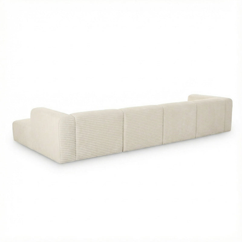 Tarra - Fluffy Oversized Corduroy Modular Sectional - R&R Furniture Gallery (Fountain Valley, CA)