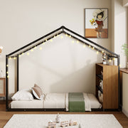 Bed House Frame With Shelves And Lights - R&R Furniture Gallery (Fountain Valley, CA)