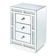 Mallika - Accent Table - Mirrored & Faux Crystals - R&R Furniture Gallery (Fountain Valley, CA)