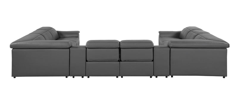 9762 - 10-Piece U-Shaped Sectional Sofa With 4 Power Recliners