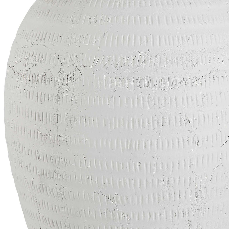 Reyna - Chalk Table Lamp - White