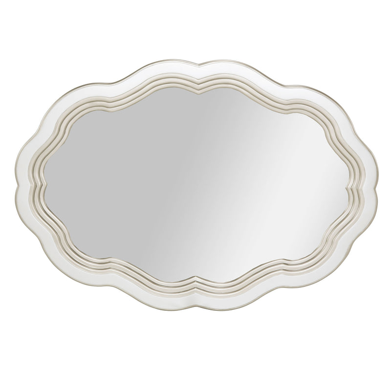 London Place - Wall Mirror - Creamy Pearl - R&R Furniture Gallery (Fountain Valley, CA)