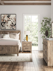 Rusticott - Two Drawer Night Stand - Brown - R&R Furniture Gallery (Fountain Valley, CA)