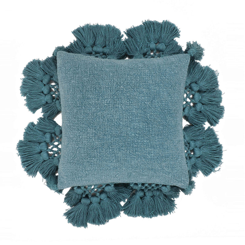 Stone Washed - Pillow Cover - Blue - R&R Furniture Gallery (Fountain Valley, CA)