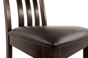 Haddigan - Dining UPH Side Chair (Set of 2) - Dark Brown - R&R Furniture Gallery (Fountain Valley, CA)