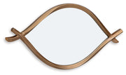 Bartner - Accent Mirror - Antique Gold Finish - R&R Furniture Gallery (Fountain Valley, CA)