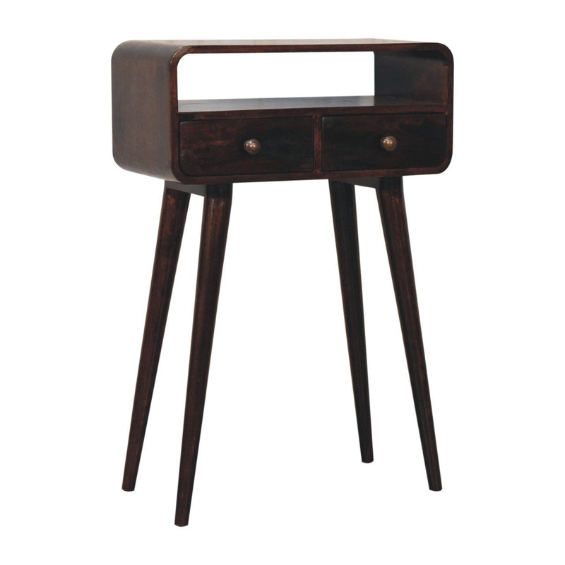 Solid Wood Curved Console Table - R&R Furniture Gallery (Fountain Valley, CA)