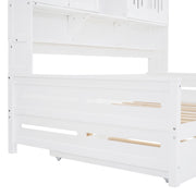 Daybed With All-In-One Cabinet And Shelf - R&R Furniture Gallery (Fountain Valley, CA)