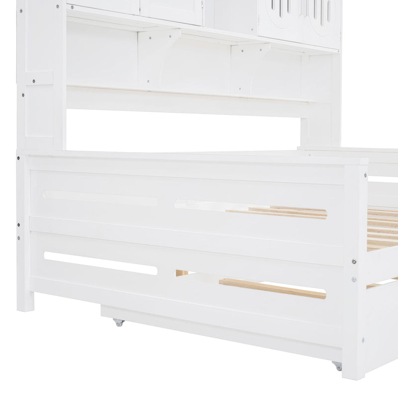 Daybed With All-In-One Cabinet And Shelf - R&R Furniture Gallery (Fountain Valley, CA)