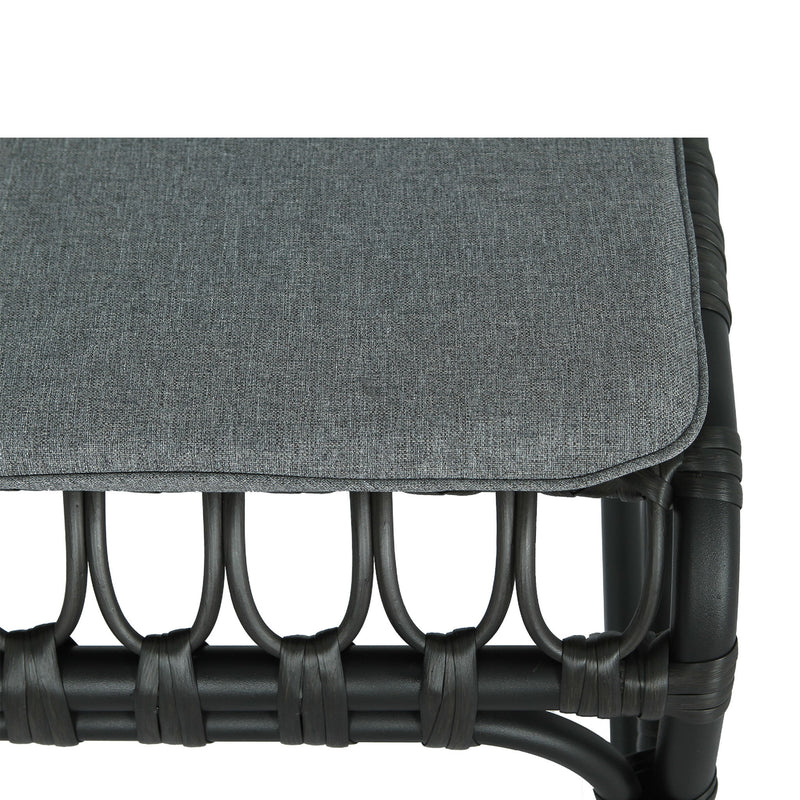 Outdoor Wicker Dining Chairs With Washable Cushion (Set of 2) - R&R Furniture Gallery (Fountain Valley, CA)