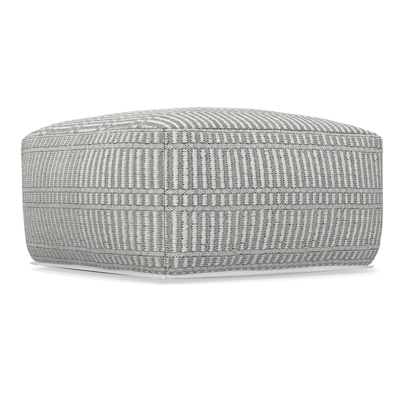 Safford - Square Outdoor / Indoor Pouf - R&R Furniture Gallery (Fountain Valley, CA)