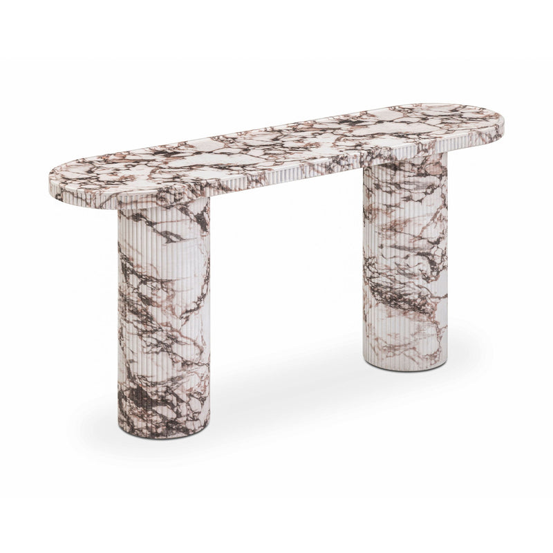 Darcy - Faux Capraia Console Table - Breccia