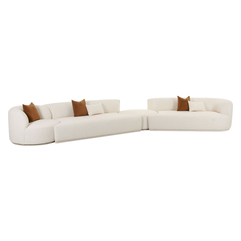 Fickle - Boucle Modular Sectional - R&R Furniture Gallery (Fountain Valley, CA)