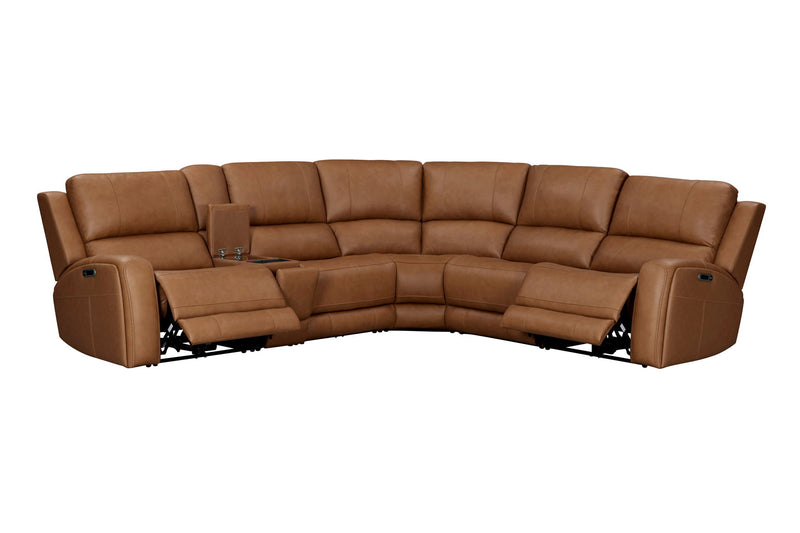 Belmont - Zero Gravity Power Reclining Sectional With Power Adjustable Headrests - R&R Furniture Gallery (Fountain Valley, CA)