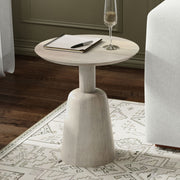 Finchley - Side Table - White Washed - R&R Furniture Gallery (Fountain Valley, CA)