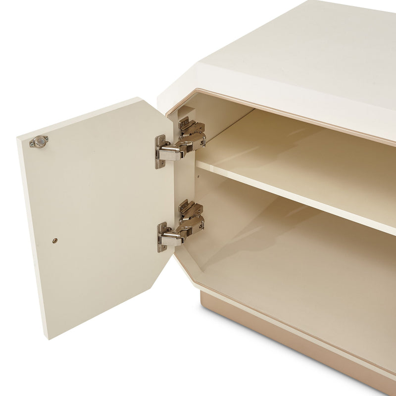 La Rachelle - Media Cabinet - Champagne - R&R Furniture Gallery (Fountain Valley, CA)