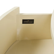 Facino - Round Storage Coffee Table - White Birch - R&R Furniture Gallery (Fountain Valley, CA)