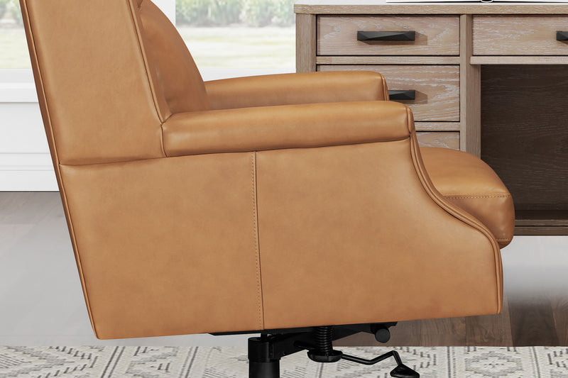 Dc132 - Leather Desk Chair - R&R Furniture Gallery (Fountain Valley, CA)