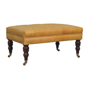 Buffalo - Ottoman With Castor Legs - R&R Furniture Gallery (Fountain Valley, CA)