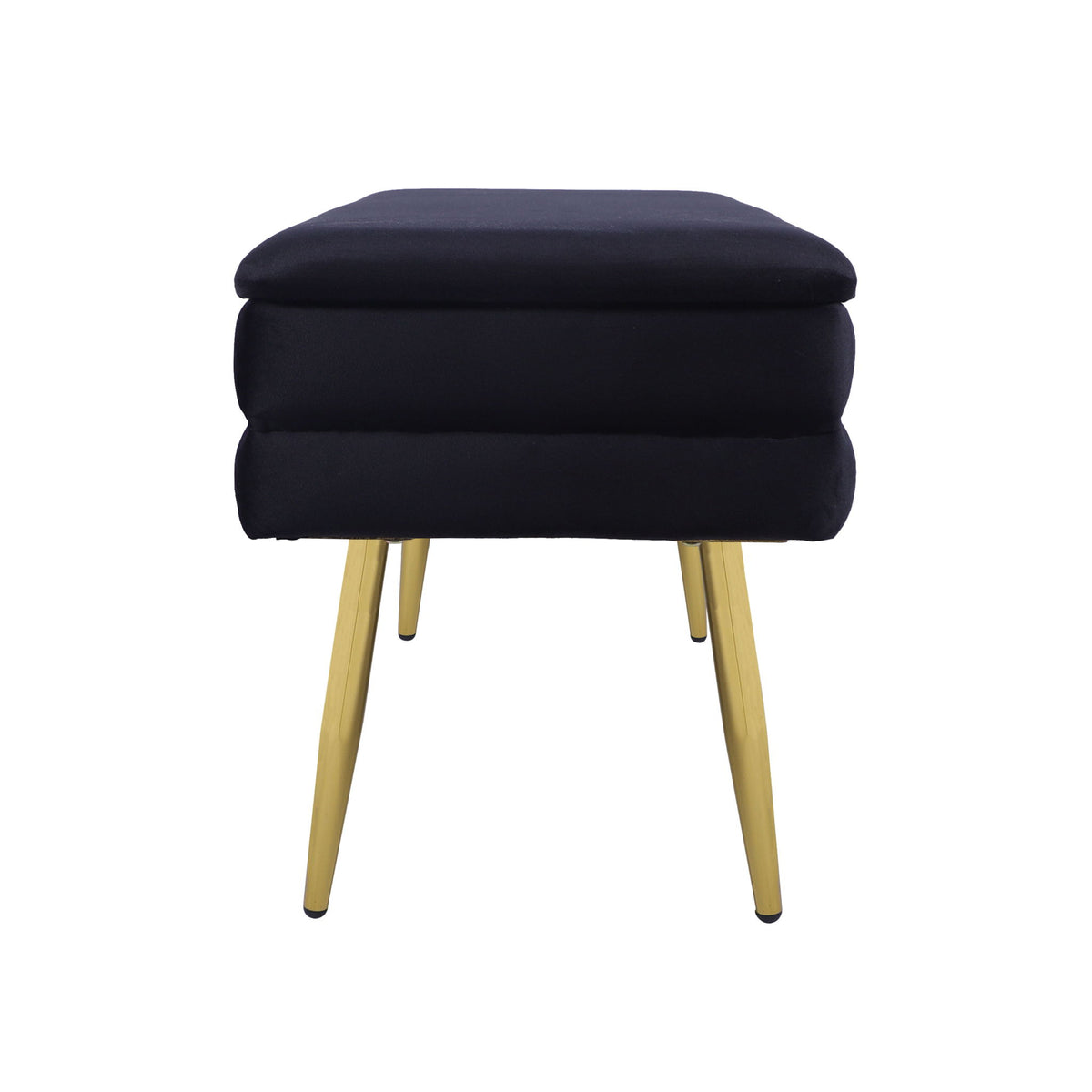 Ziva - Velvet Storage Bench - R&R Furniture Gallery (Fountain Valley, CA)
