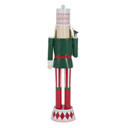 Noble House classic nutcracker Christmas holiday decor in green, red, and white with durable construction and detailed design.