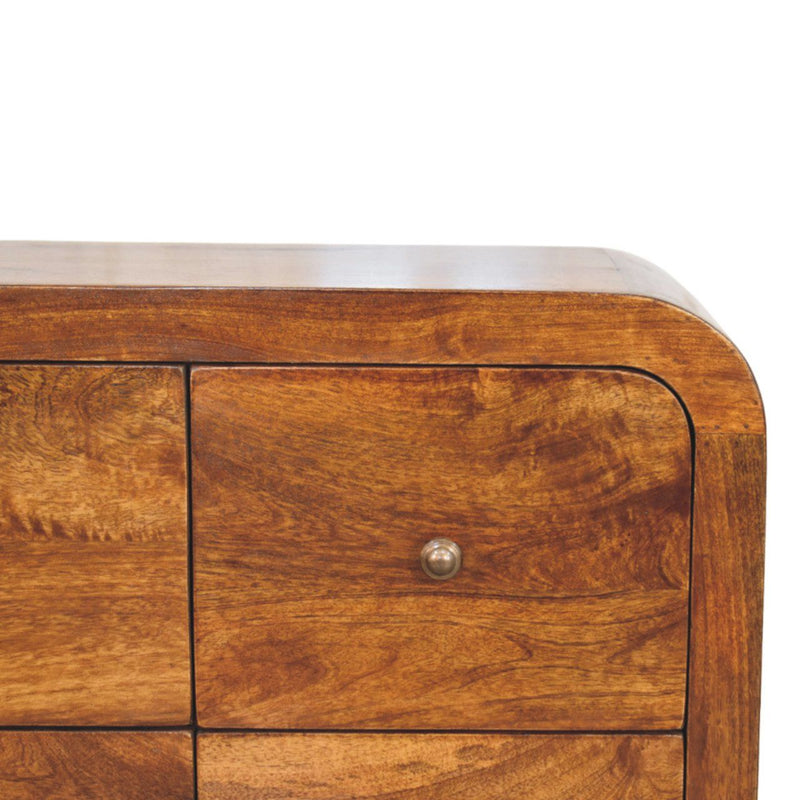 Darcy - 3 Over 3 Drawer Chest - Brown - R&R Furniture Gallery (Fountain Valley, CA)