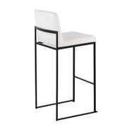 Lumi Source Fuji high back barstool with contemporary elegant design, featuring sleek modern style and sturdy construction
