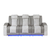 Duran - Power Reclining Sofa With Power Headrest - R&R Furniture Gallery (Fountain Valley, CA)