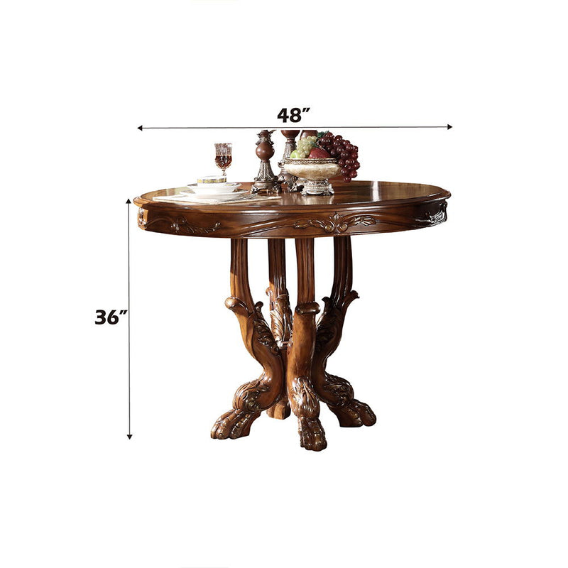 Dresden - Counter Height Table - Cherry Oak - R&R Furniture Gallery (Fountain Valley, CA)