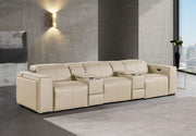 1224 - 5-Piece Modular Power Reclining Sofa In With 3 Power Recliners & Power Headrests - R&R Furniture Gallery (Fountain Valley, CA)